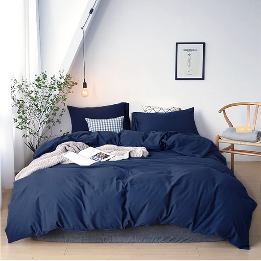 Duvet Algodon Azul King