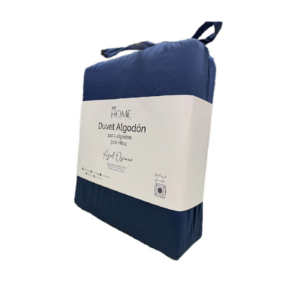 Duvet Algodon Azul King